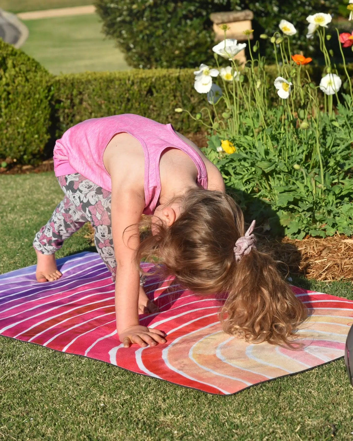 CORE Kids x Lordy Dordie collab child yoga mat Sunrise design
